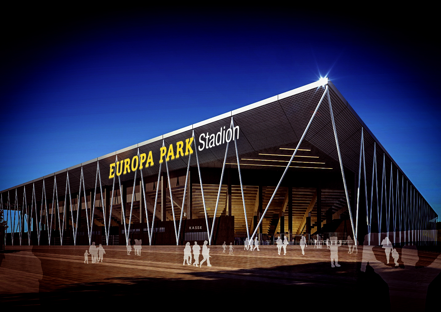 Visualisierung Europa-Park Stadion, © Europa-Park